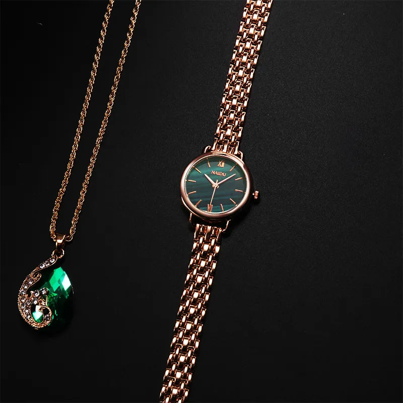 Fashion Rose Gold Woman Watch