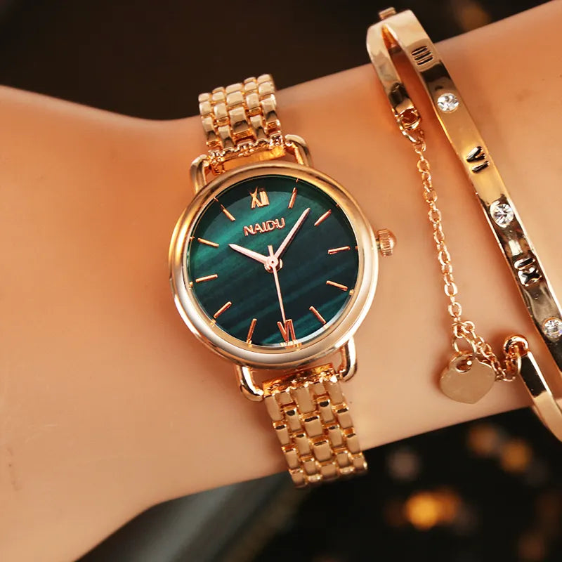 Fashion Rose Gold Woman Watch