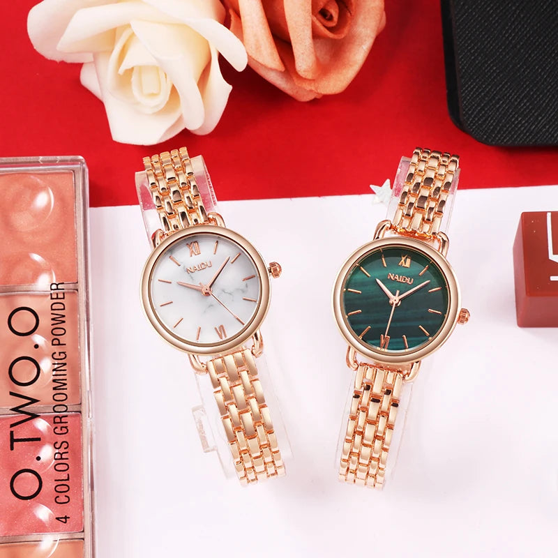 Fashion Rose Gold Woman Watch