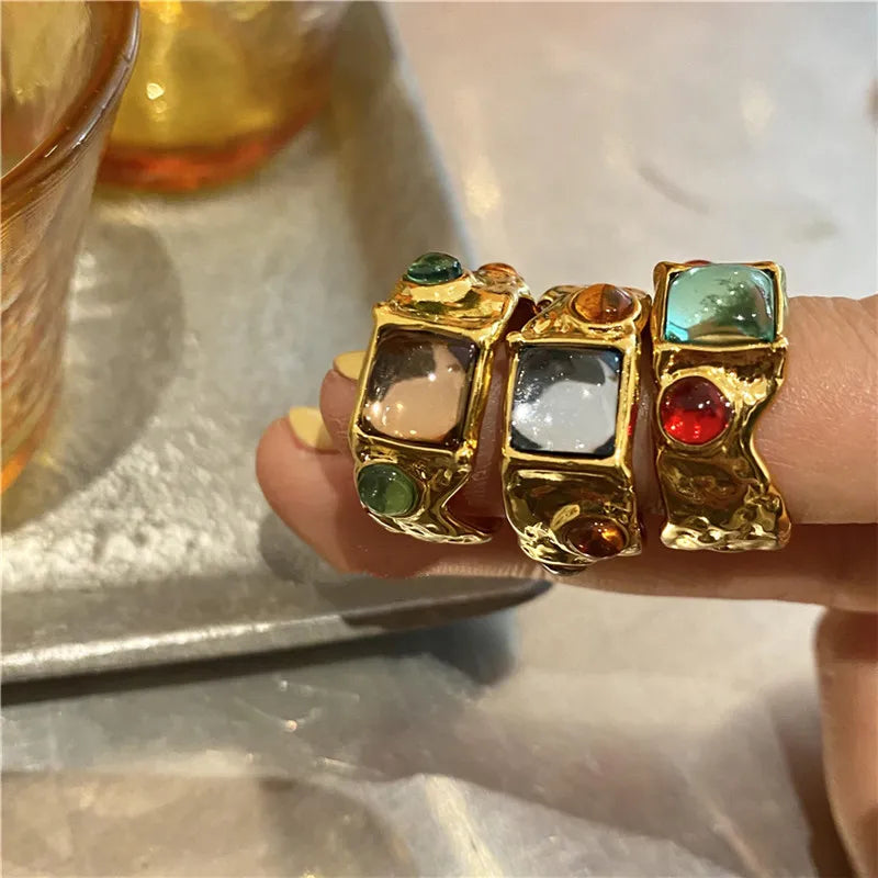 Colorful Vintage Rings