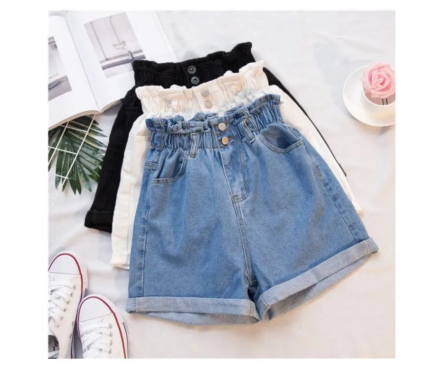 High Waisted Shorts  Short Jeans