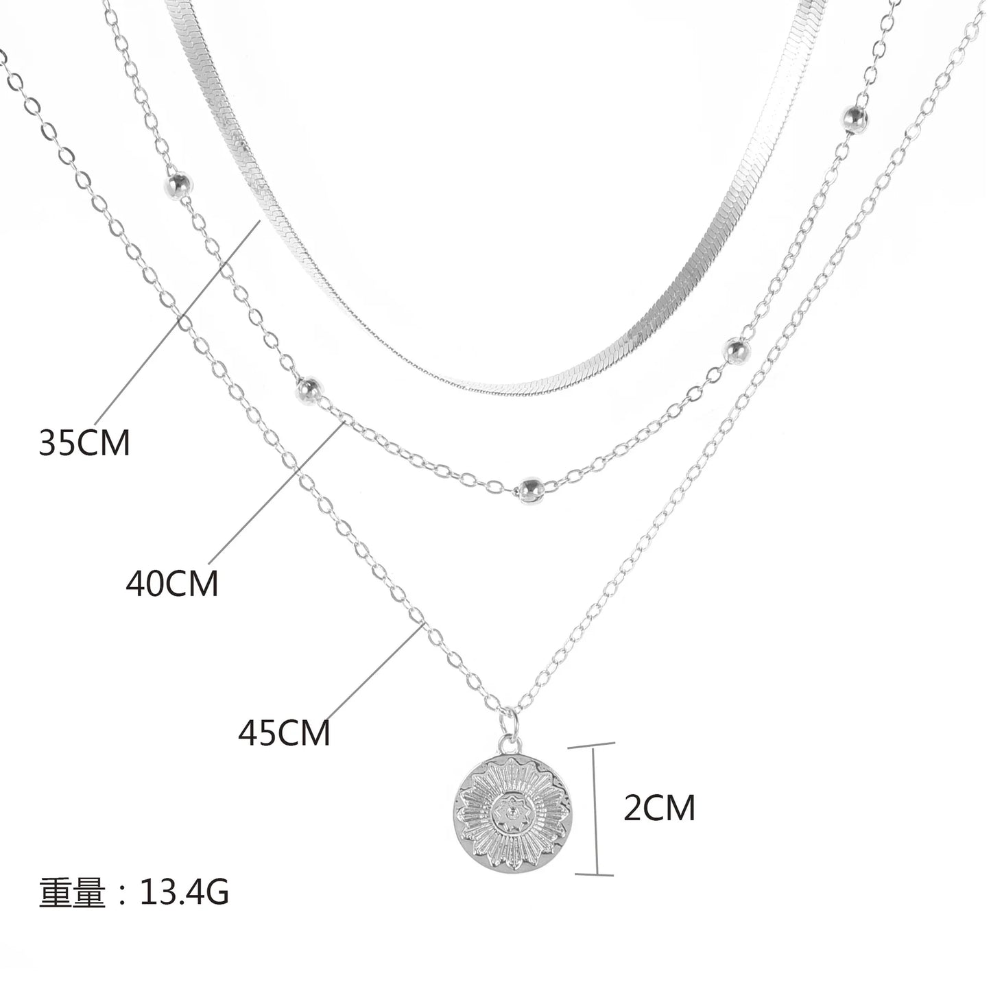 Pendants Vintage Multilayer necklaces