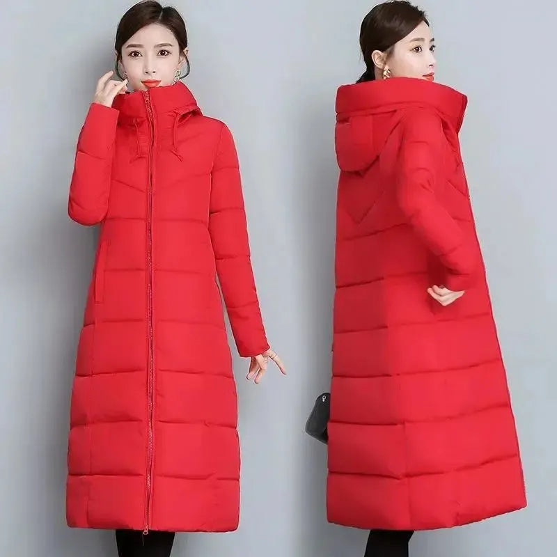 Winter Hooded Down Cotton Jacket