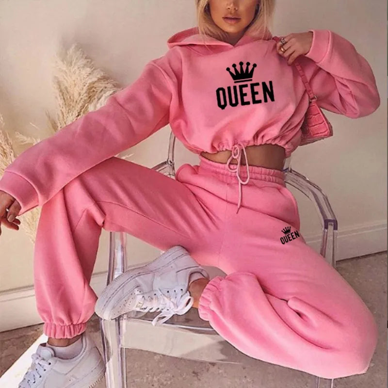 Hooded Tracksuit Set