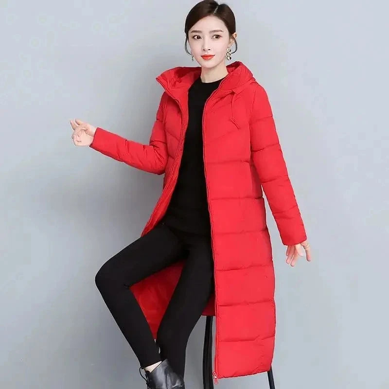 Winter Hooded Down Cotton Jacket