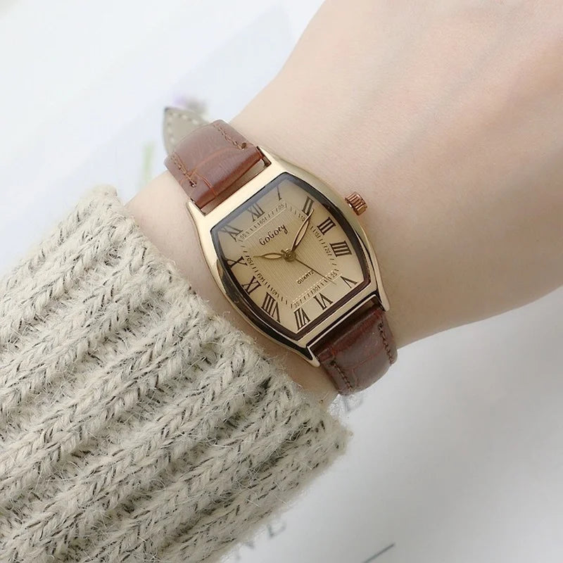 Retro Brown Women Watches