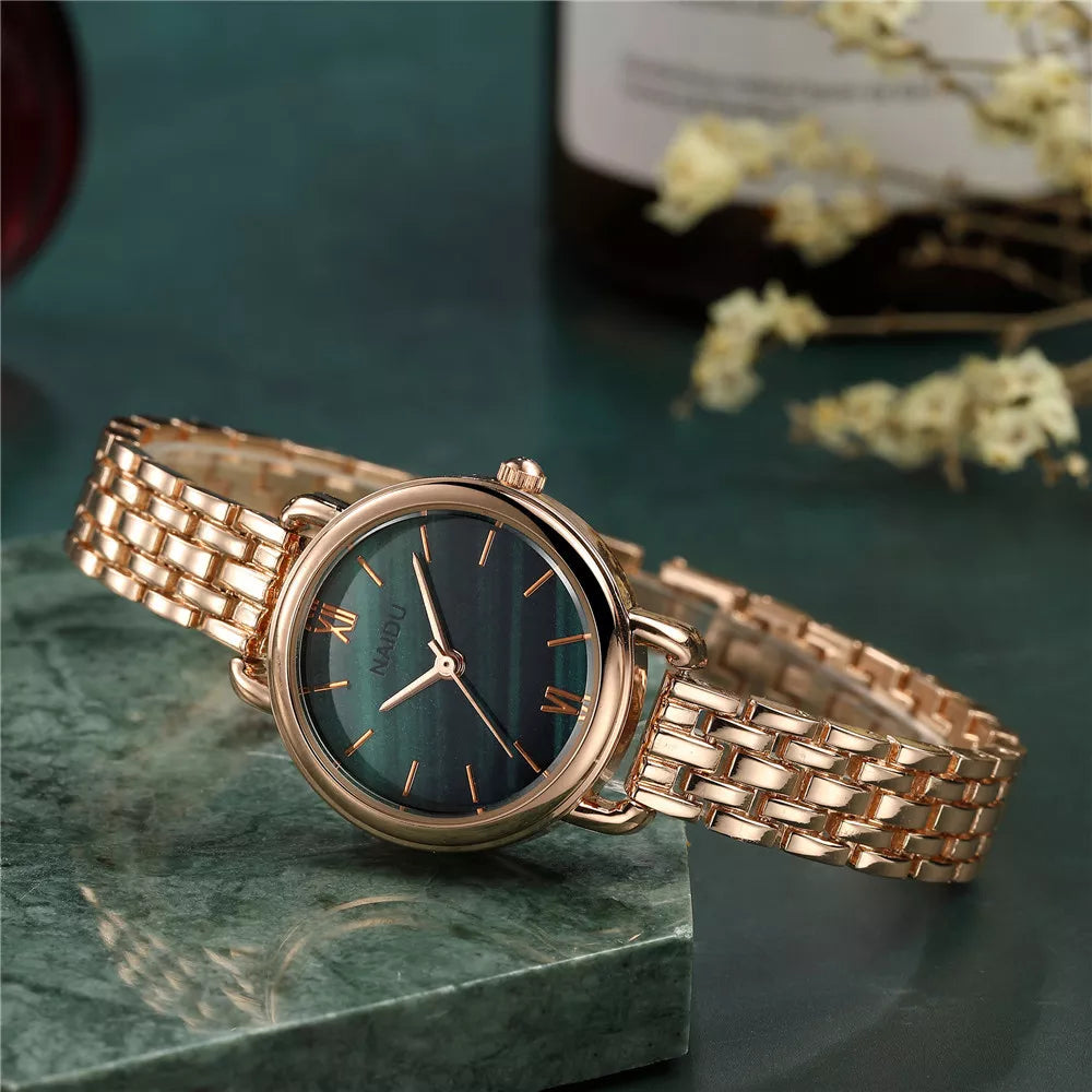 Fashion Rose Gold Woman Watch