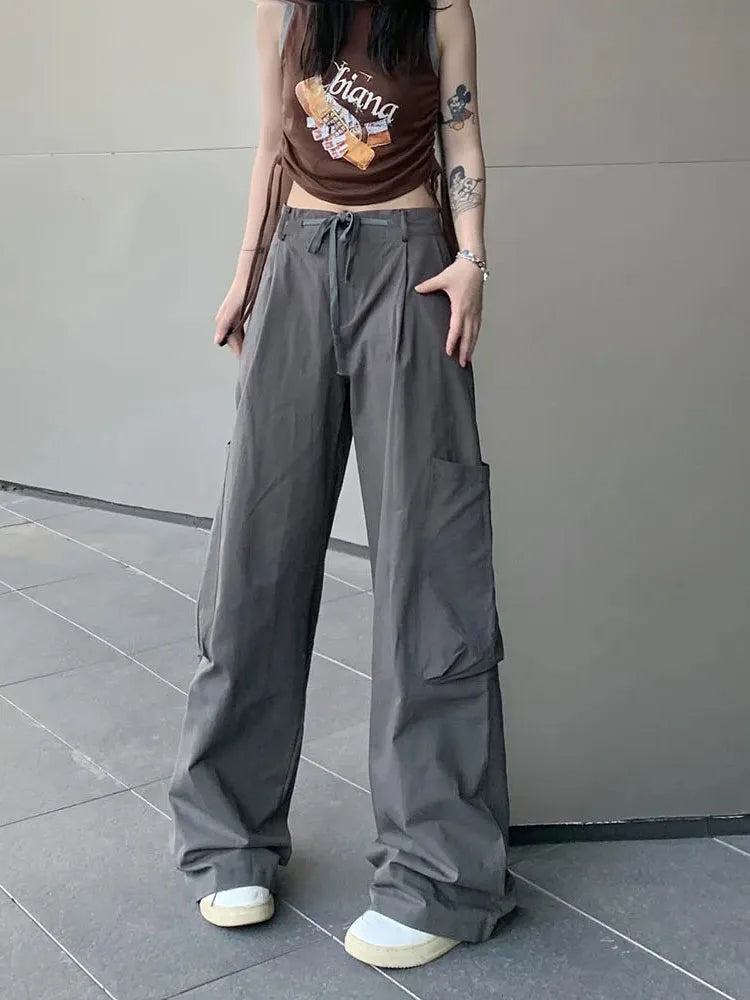 High Waist Women Retro Corduroy Pants