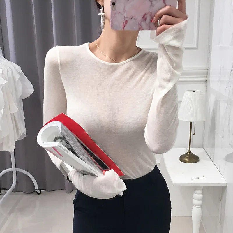 T-Shirt Long Sleeve Korean Style