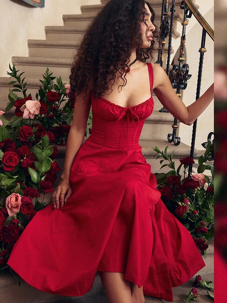 Red Holiday Party Dresses