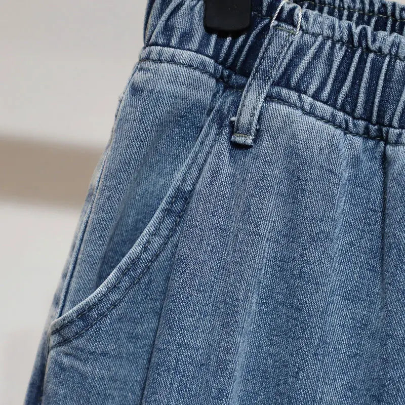 Oversize High Waist Harem Denim Pants