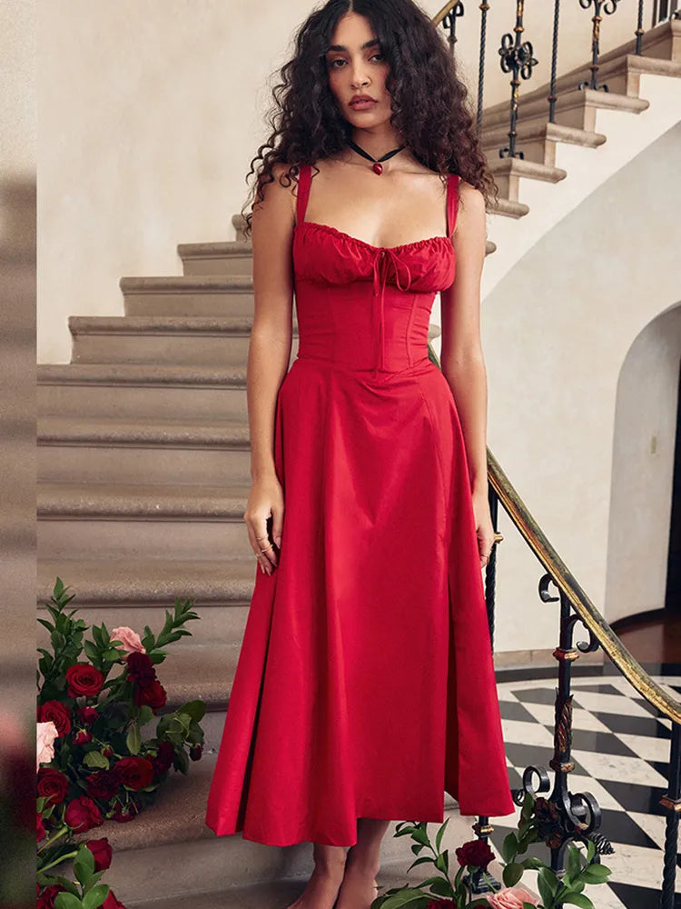 Red Holiday Party Dresses