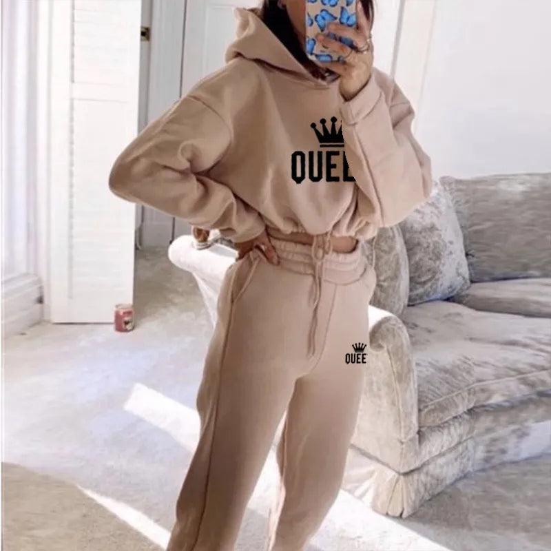 Hooded Tracksuit Set