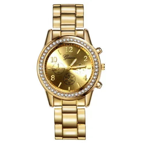 Women Quartz Crystal Luxury Watch