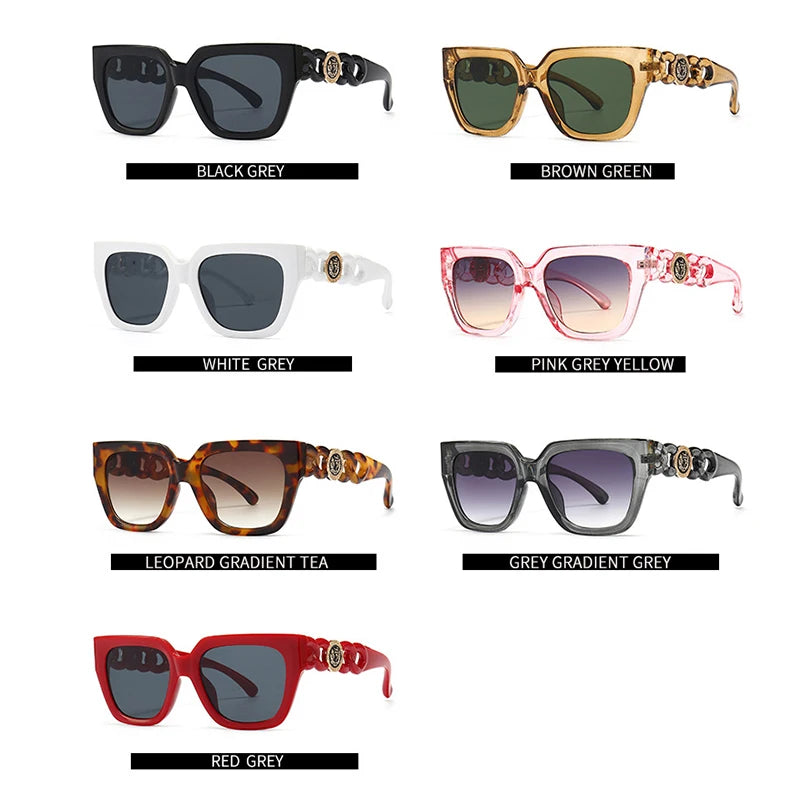 Retro Square Sunglasses for Women