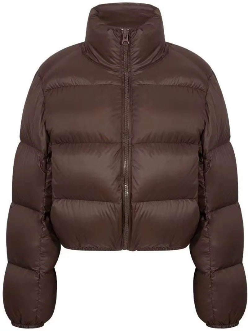 Jacket Solid Thick Windproof Outerwear