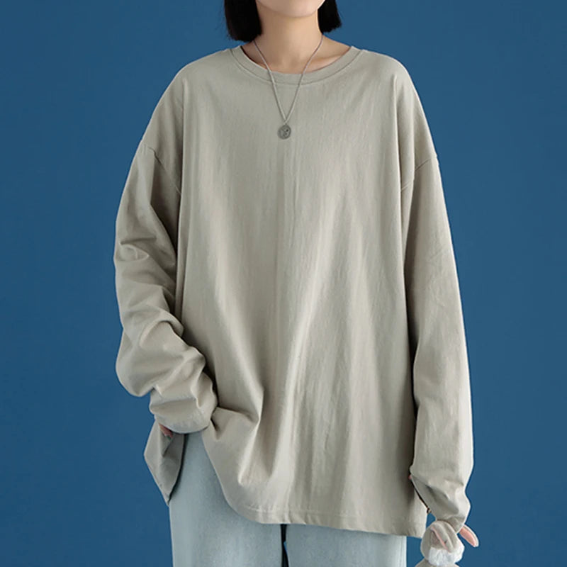 O-neck Long sleeve T-Shirt