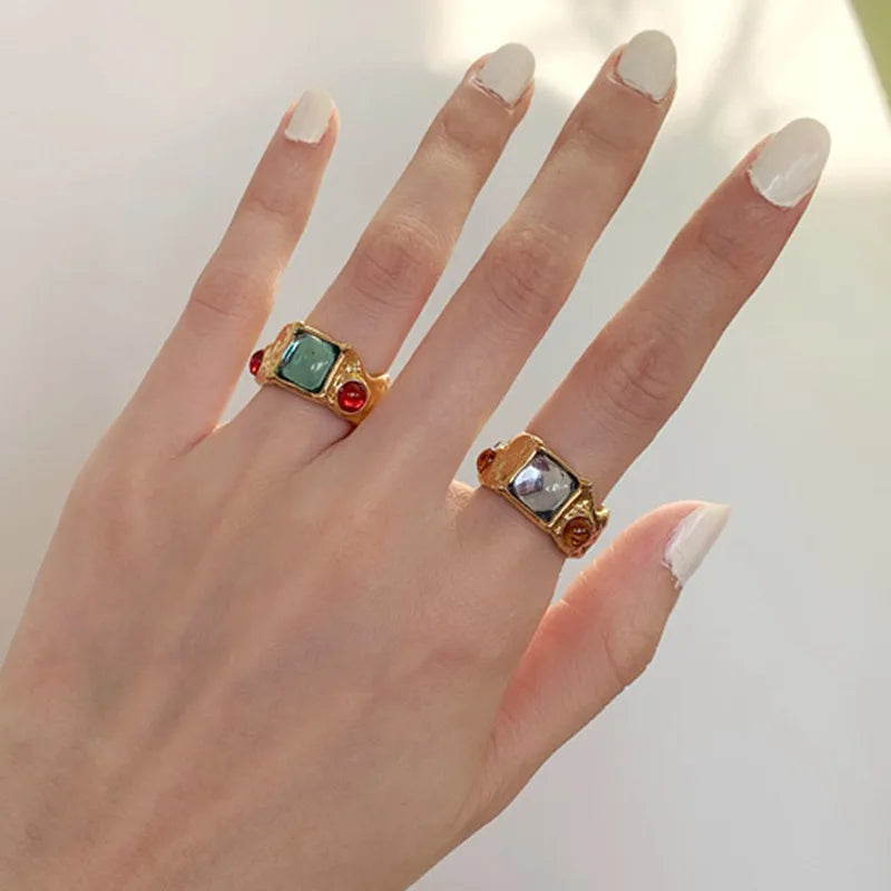 Colorful Vintage Rings