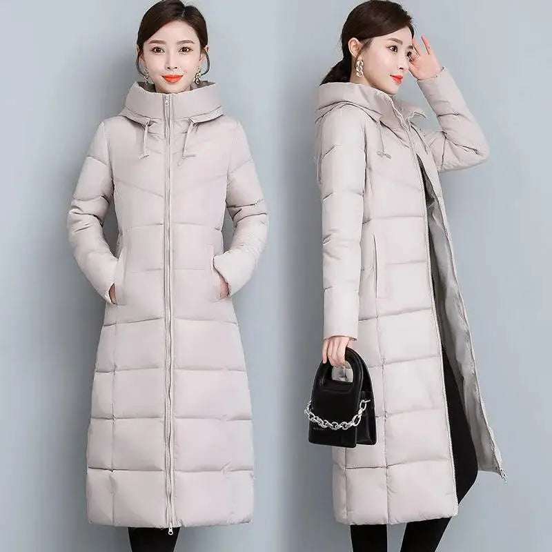 Winter Hooded Down Cotton Jacket