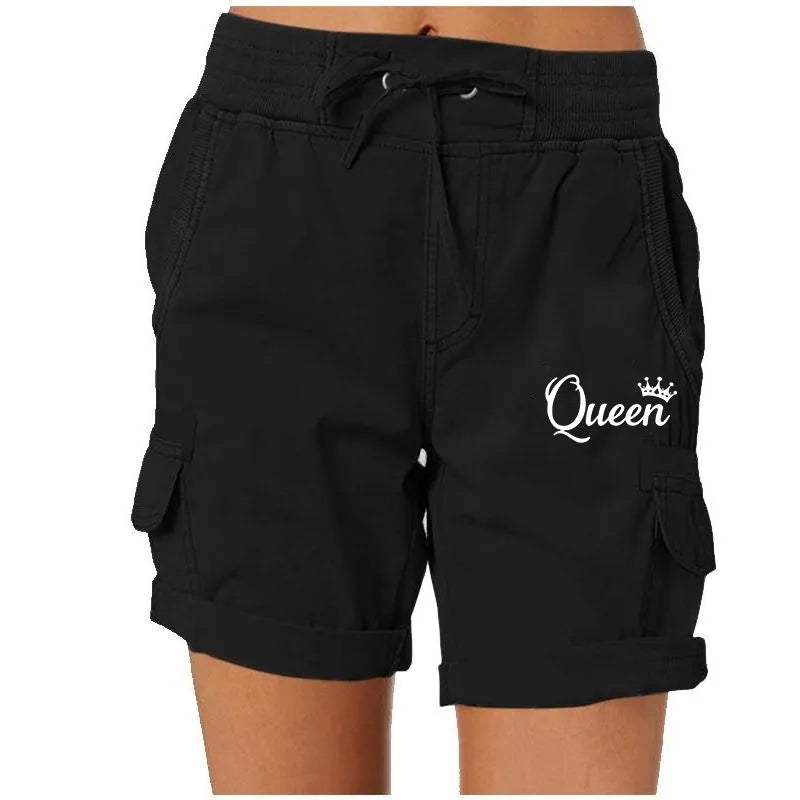 Fashion Queen Printed Women's Cargo Shorts