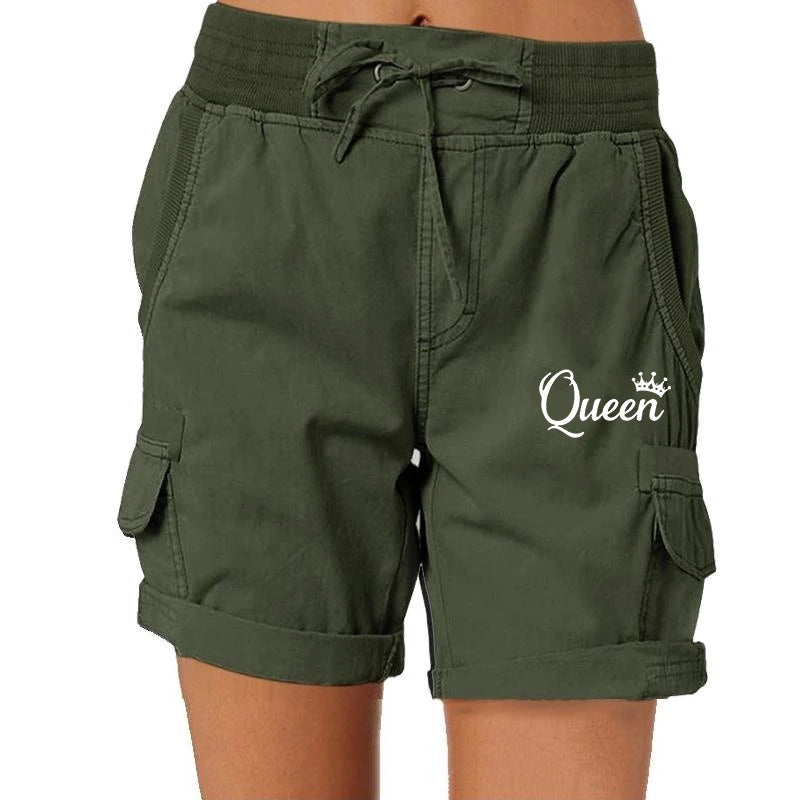 Fashion Queen Printed Women's Cargo Shorts