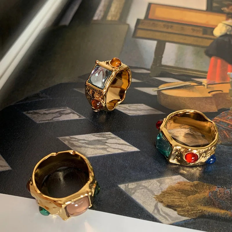 Colorful Vintage Rings