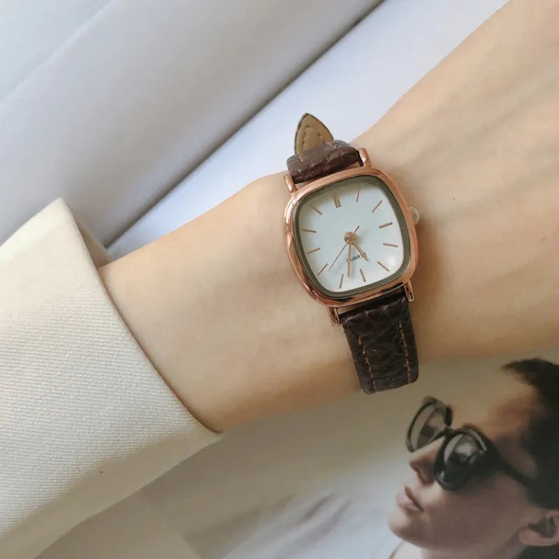 Retro Brown Women Watches