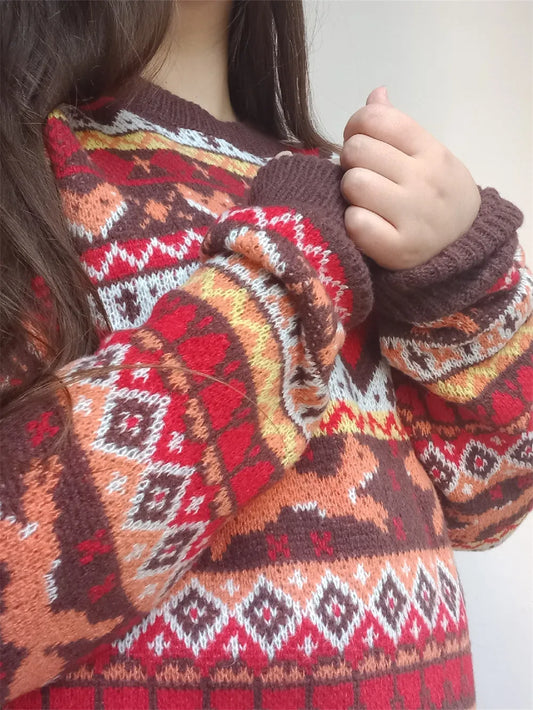 winter vintage sweater