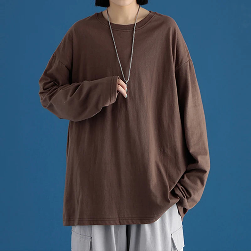 O-neck Long sleeve T-Shirt