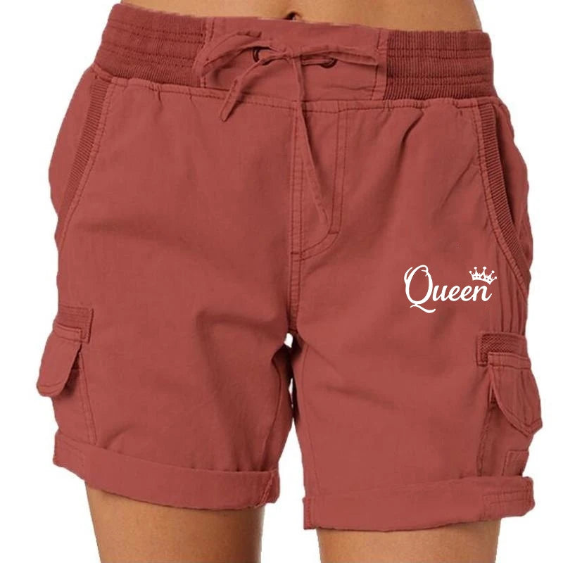 Fashion Queen Printed Women's Cargo Shorts