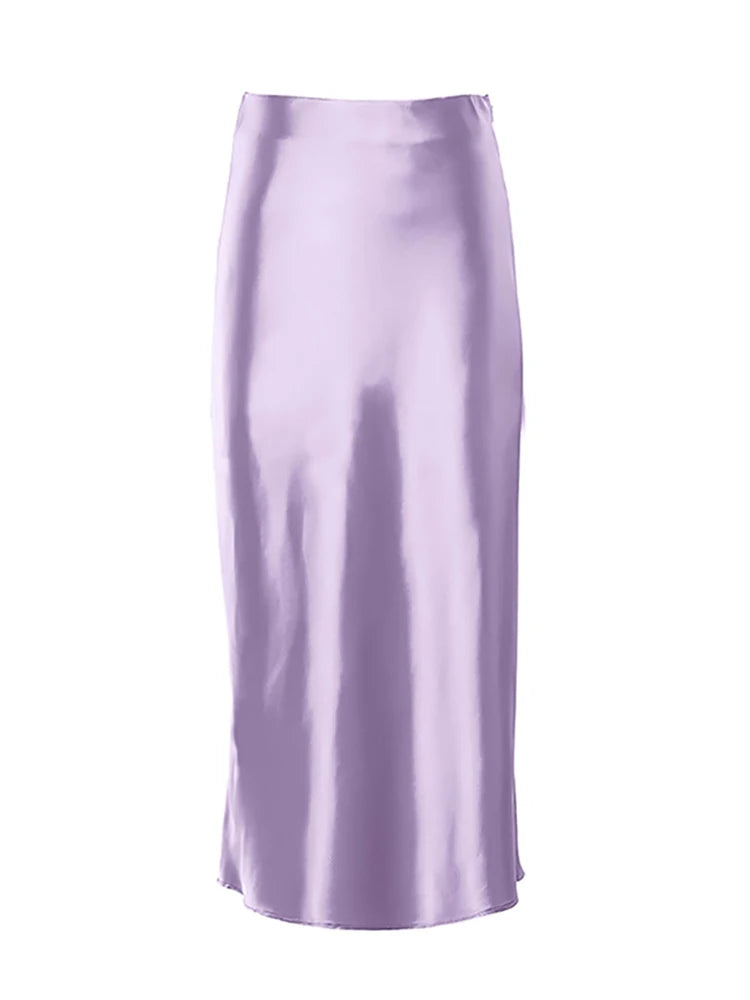 long Silk Skirt