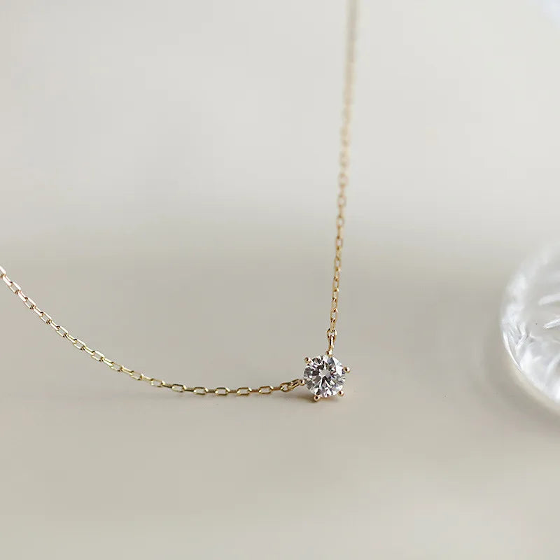 Plated Necklace Versatile Chain for Women