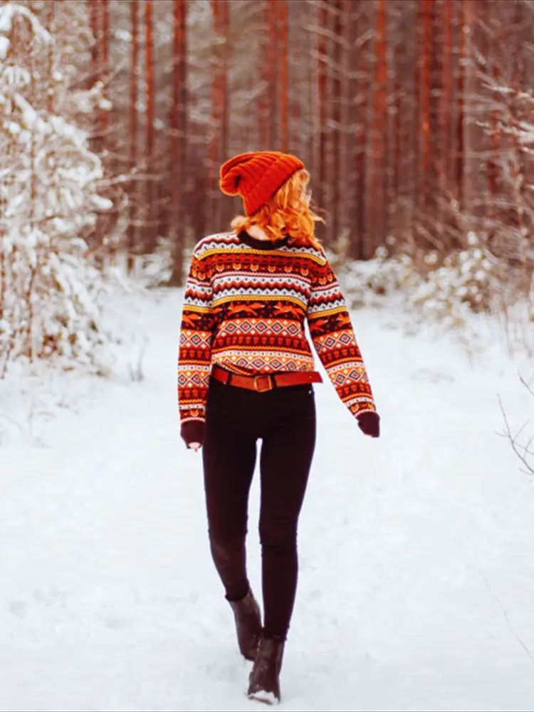 winter vintage sweater