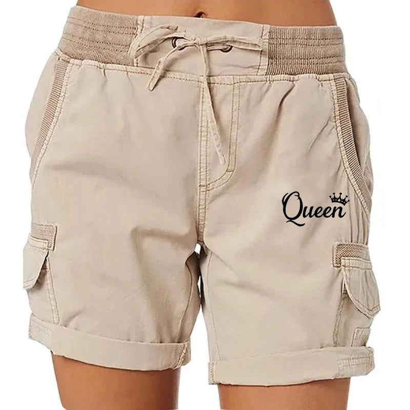 Fashion Queen Printed Women's Cargo Shorts